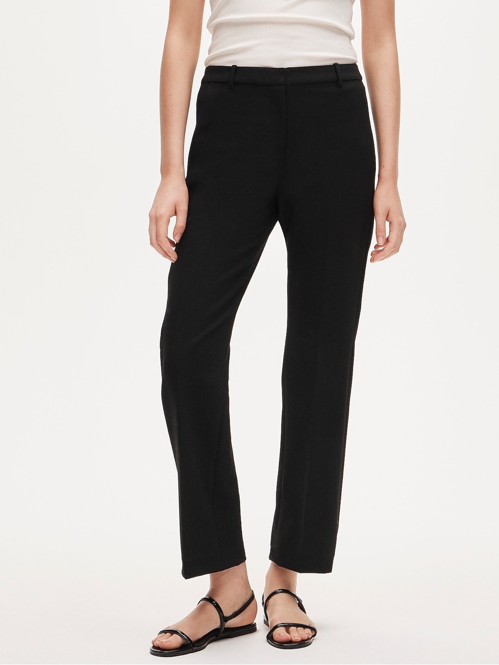 J. Crew Women's Kaya Pant in Four Season Stretch Black NWT